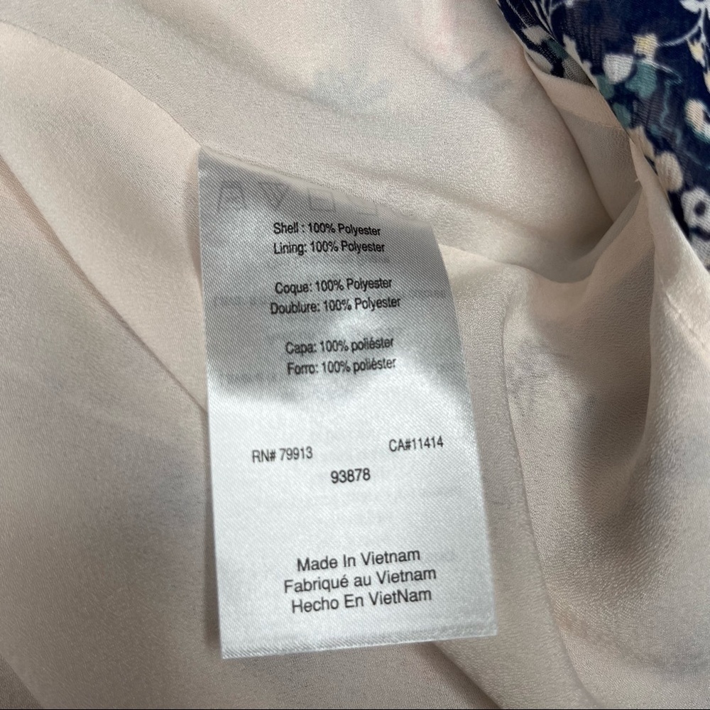 Motherhood Maternity Floral Print Chiffon Dress Size M - Picture 8 of 11
